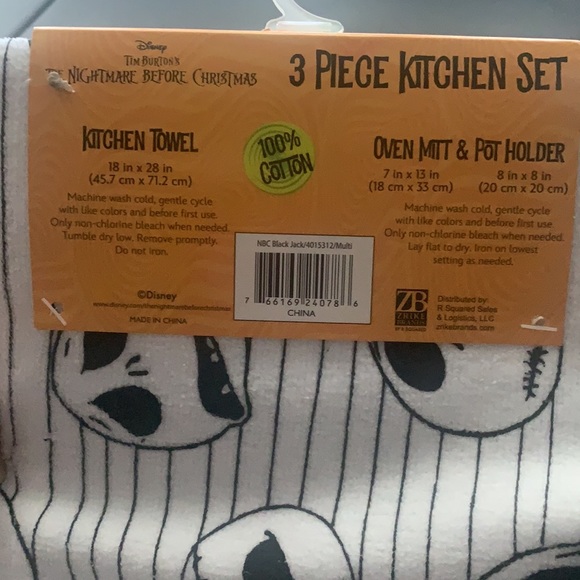 The Nightmare Before Christmas 3 Piece Kitchen Set